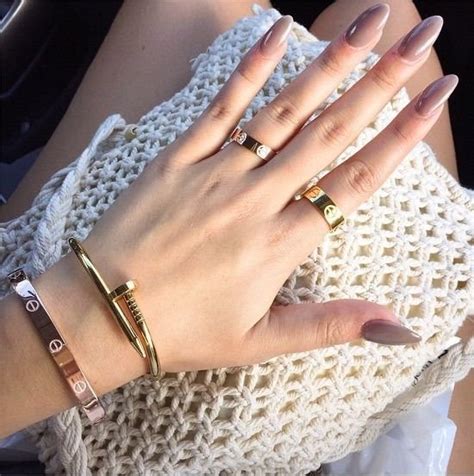 cartier love bracelet nail|people wearing cartier nail.